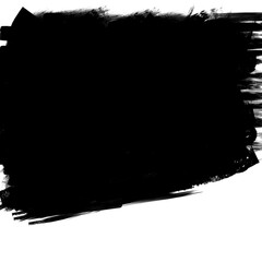 Rough vector brush stroke with dry paint texture
