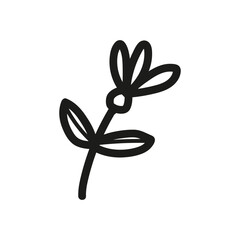 Flower drawing design graphic illustration