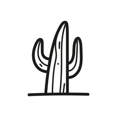 Cactus plant cartoon design illustration