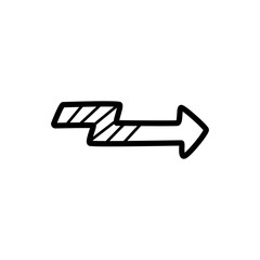 Arrow icon graphic design illustration