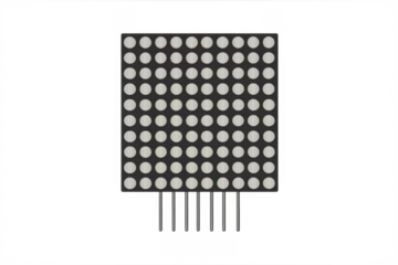 Led dot matrix 8x8 display electronic component