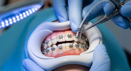 Page Page Orth Page Dentist Fitting Braces.