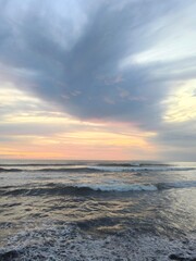 Fototapeta premium sunset over the sea