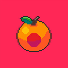 Pixel Art Chinese New Year Lucky Orange Game Asset