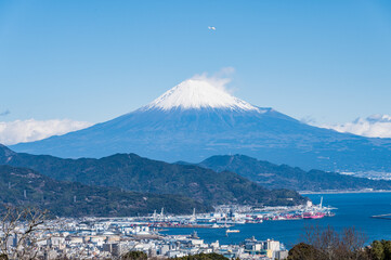  日本静岡県日本平からの富士山