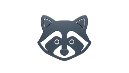 Stylized Raccoon Icon