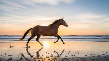 Horse Chasing the Horizon