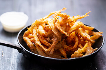pan of crispy whitebait