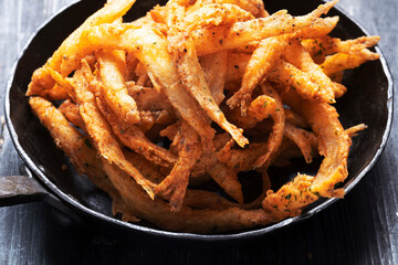 pan of crispy whitebait