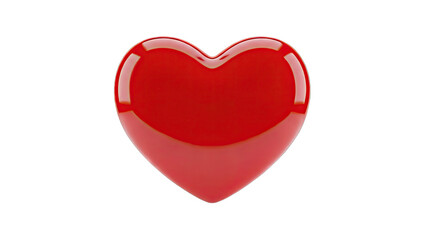 Fototapeta premium 3D Red Heart Icon