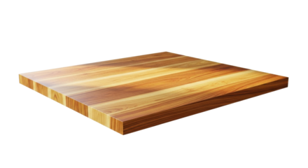 Wooden tabletop surface with natural grain and warm brown tones texture, Isolated On Png Transparent Background