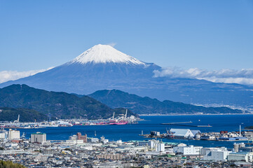  日本静岡県日本平からの富士山