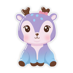 squishy unicorn vector illustration