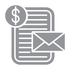 Billing Statement Mail Icon