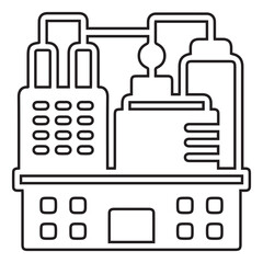 Industrial Factory Outline