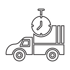 Fast Delivery Truck Icon
