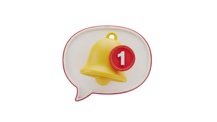 Notification Bell Icon with Badge