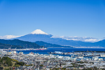 日本静岡県からの富士山