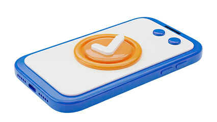 Smartphone with Checkmark Icon