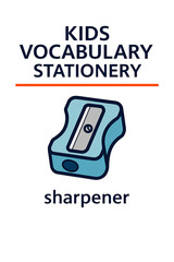 Kids Vocabulary Stationery Sharpener
