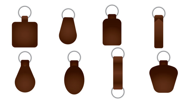 KEY CHAINS LEATHER VECTOR