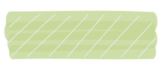 マーカーのラインを塗り重ねシルバーのストライプをあしらった手書き風フレーム