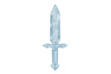 Ice crystal sword for fantasy role-playing games