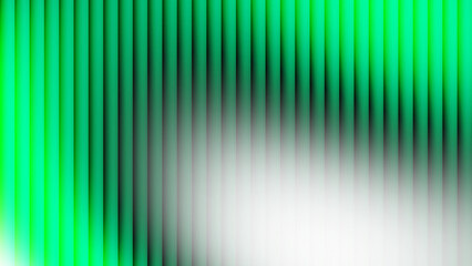 Green gradient abstract frame blurred with fractal glass texture
