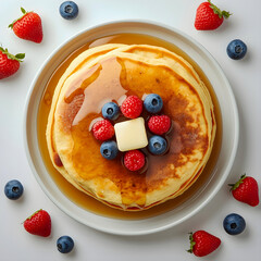 Pancake Breakfast Background