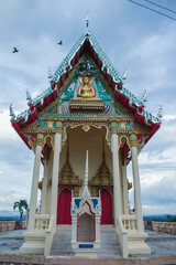 Naklejka premium Pak chong temple, Thailand