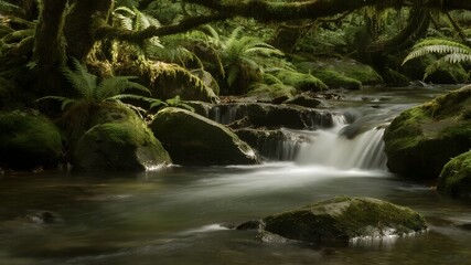 Natural Background with Organic Texture and Soft Light