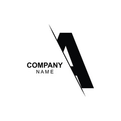 Initial A logo design vector Template Abstract Letter A vector illustration logo design.