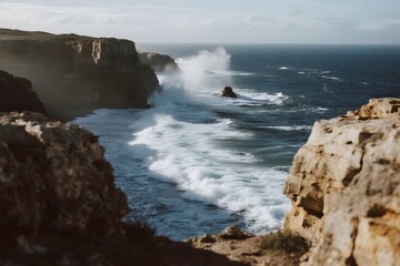 Natural Background with Organic Texture and Soft Light