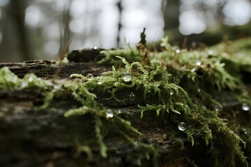 Natural Background with Organic Texture and Soft Light