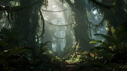 Natural Background with Organic Texture and Soft Light