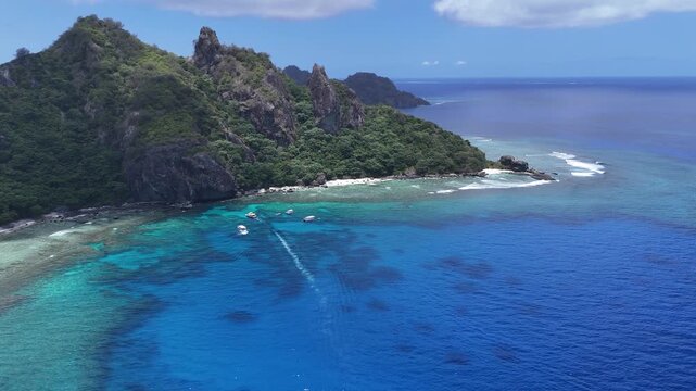 Monuriki is a small, uninhabited island situated off the coast of Viti Levu in the Fiji Islands, in Melanesia in the South Pacific Ocean.