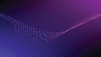 abstract purple and pink futuristic wavy lines background 