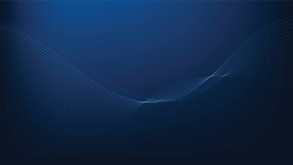 abstract blue futuristic wavy lines background 