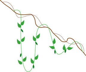 Vine Jungle Hanging Plant Element