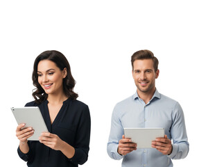 business people with tablet