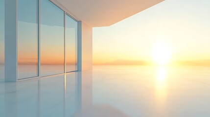 Soft warm white business gradient background with gentle ambient glow, expansive clean upper space for consulting presentations, corporate messaging, and professional business layouts