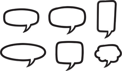 Obraz premium speech bubbles for comics or conversations