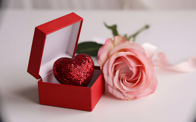 Happy Valentine&rsquo;s Day Romantic Greeting Card