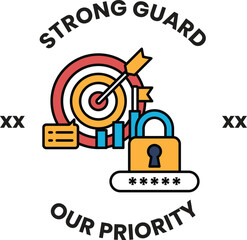 A logo for a company that is strong and secure