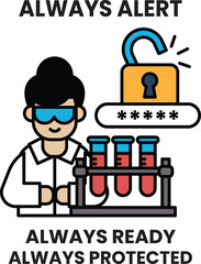 A woman is holding a key and a lock