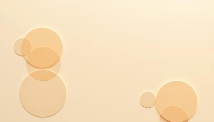 Subtle, overlapping beige circles on a neutral background,  texture,  shapes