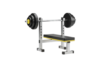 Weightlifting Bench and Barbell Set
