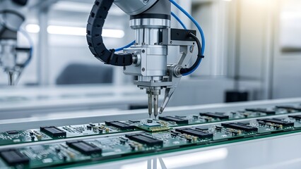 sewing machine in a sewing machineProfessional sewing machine placed in a sewing room workspace showing tailoring tools, fabric stitching setup and creative fashion design environment, perfect for gar