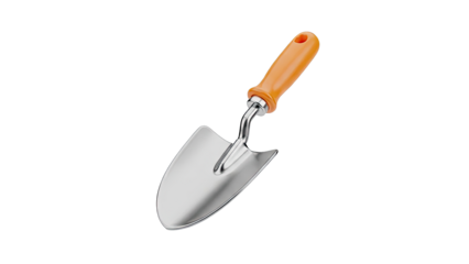 Garden Trowel with Orange Handle