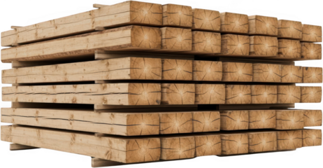 Stacked wooden beams with visible grain and cracks showcasing rustic texture and natural material for construction or decor purposes timber lumber rough wood grain raw wood industry